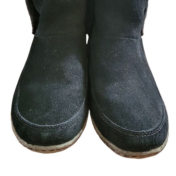 Sorel NAKISKA Black Bootie Women's Slipper size 9.5 - Picture 5 of 9